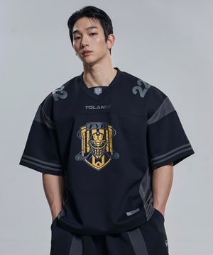 하드 컨텍트 하키 숏 슬리브 - Black