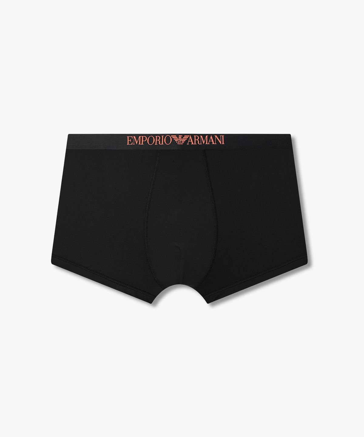 엠포리오 아르마니 언더웨어(EMPORIO ARMANI UNDERWEAR) 남성 글로시 센터 배색 로고 드로즈_블랙 0816112005