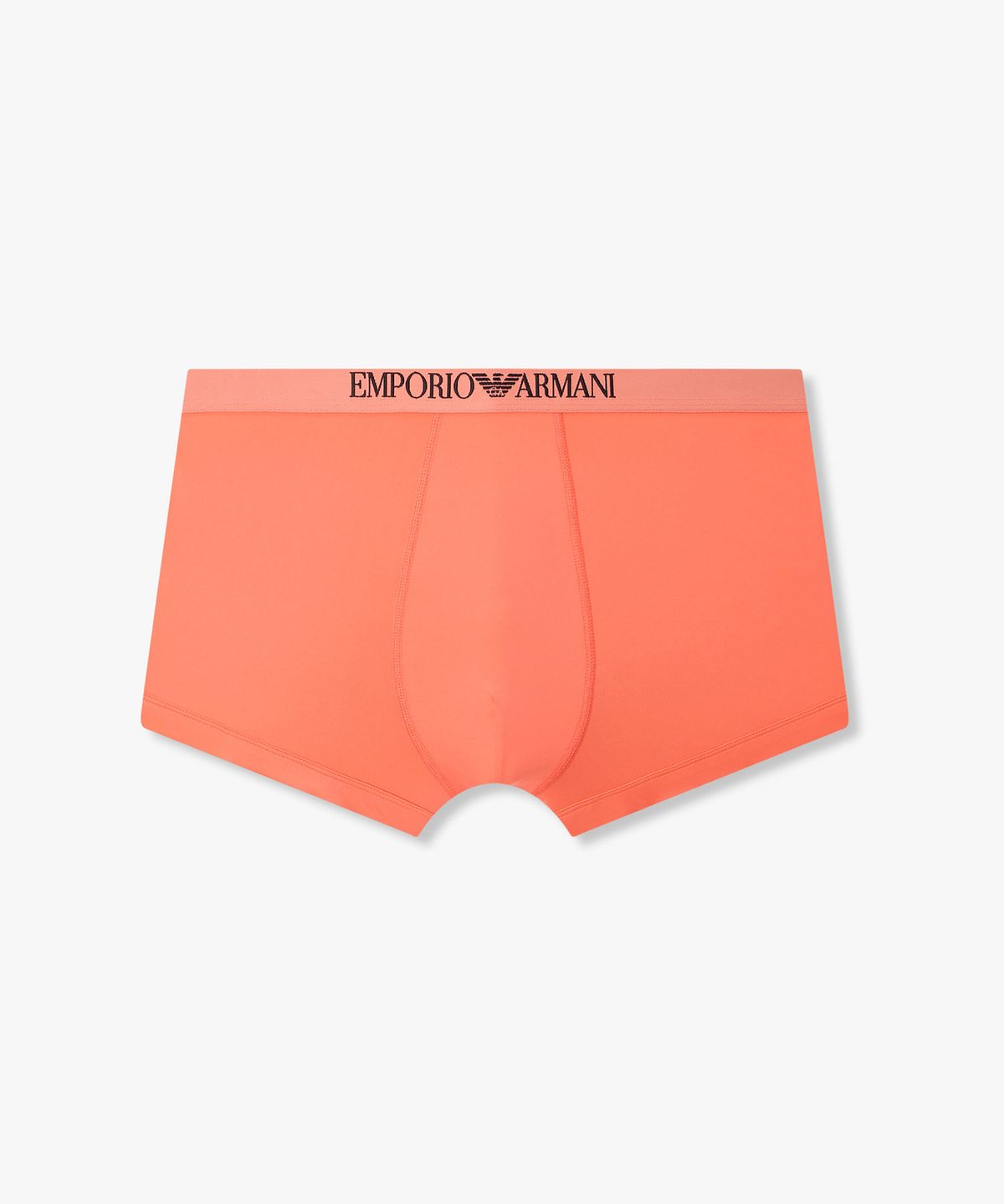 엠포리오 아르마니 언더웨어(EMPORIO ARMANI UNDERWEAR) 남성 글로시 센터 배색 로고 드로즈_네온 오렌지 0816112002