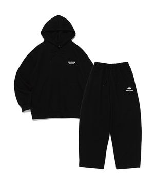 컴피 후드 트레이닝 셋업 (블랙)