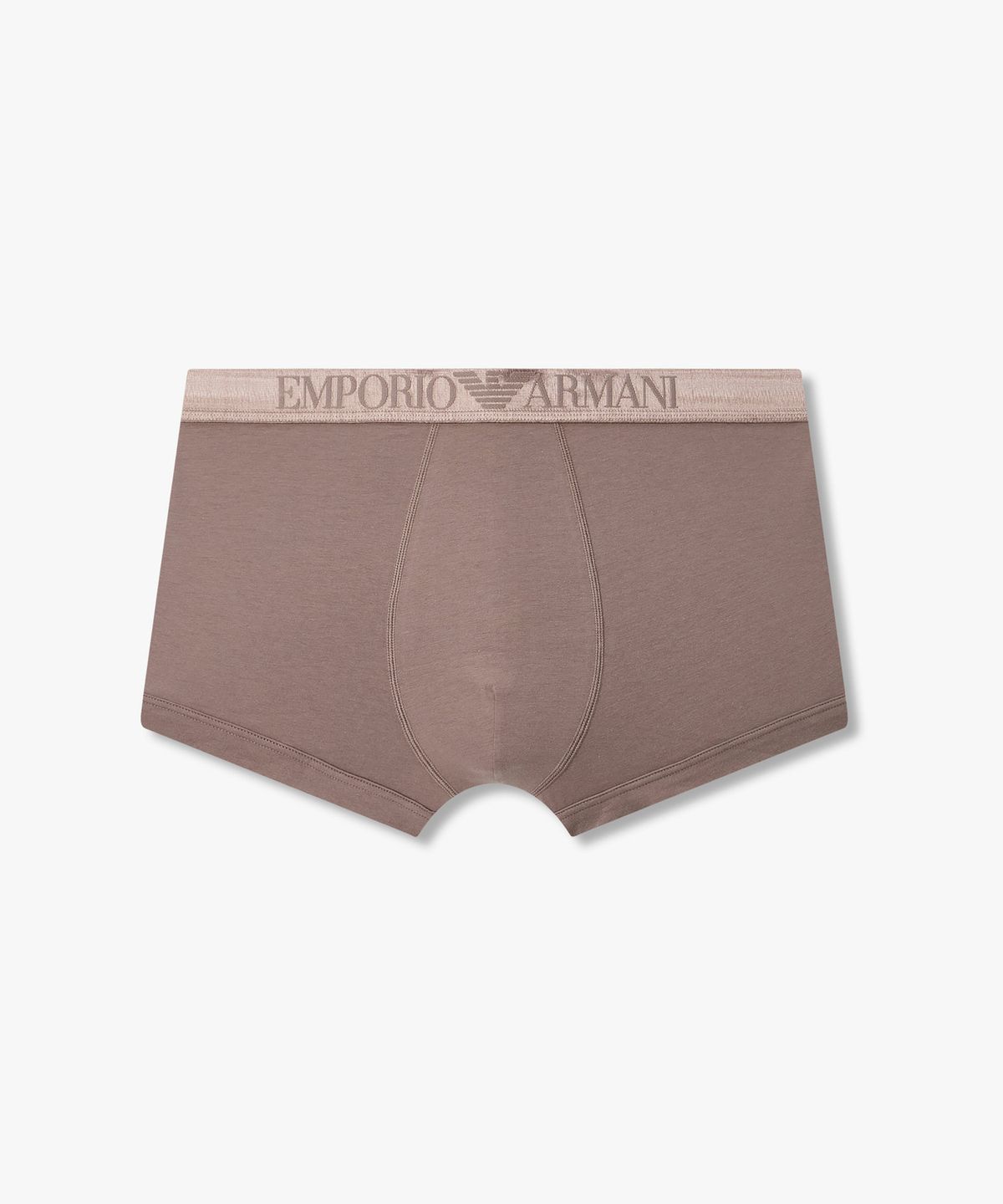 엠포리오 아르마니 언더웨어(EMPORIO ARMANI UNDERWEAR) 남성 글로시 투톤 로고 드로즈_초코 0816112059