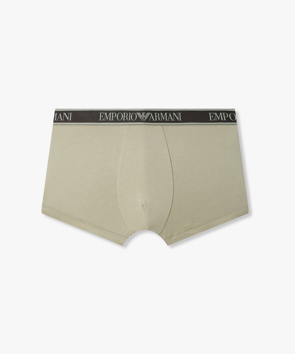 엠포리오 아르마니 언더웨어(EMPORIO ARMANI UNDERWEAR) 남성 라인 트림 자카드 로고 드로즈_라이트 카키 08M6112317