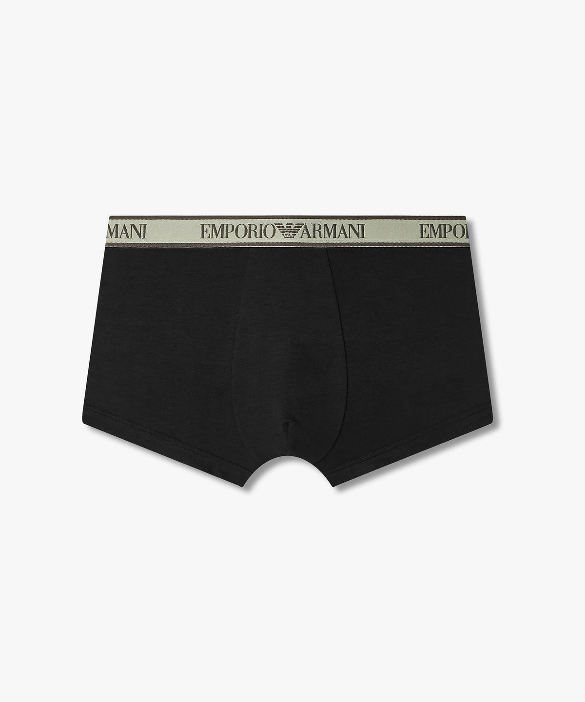 엠포리오 아르마니 언더웨어(EMPORIO ARMANI UNDERWEAR) 남성 라인 트림 자카드 로고 드로즈_블랙 08M6112316