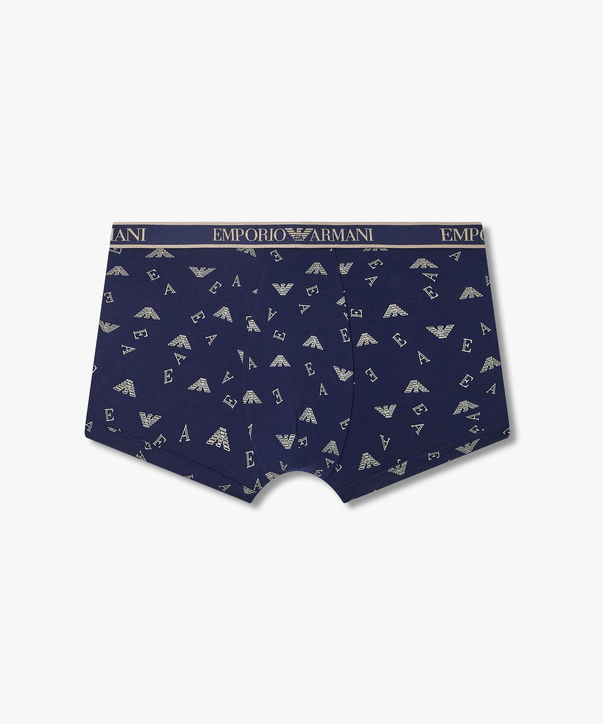 엠포리오 아르마니 언더웨어(EMPORIO ARMANI UNDERWEAR) 남성 멀티 로고 프린트 드로즈_네이비 08M6112315