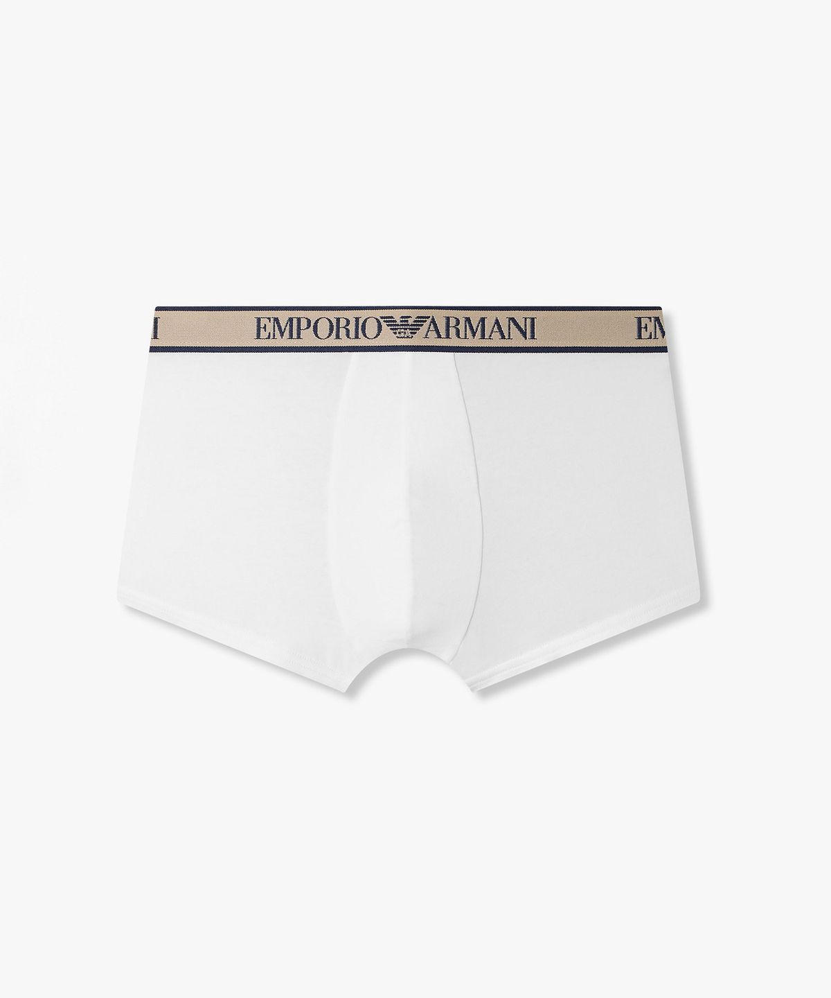 엠포리오 아르마니 언더웨어(EMPORIO ARMANI UNDERWEAR) 남성 라인 트림 자카드 로고 드로즈_화이트 08M6112313