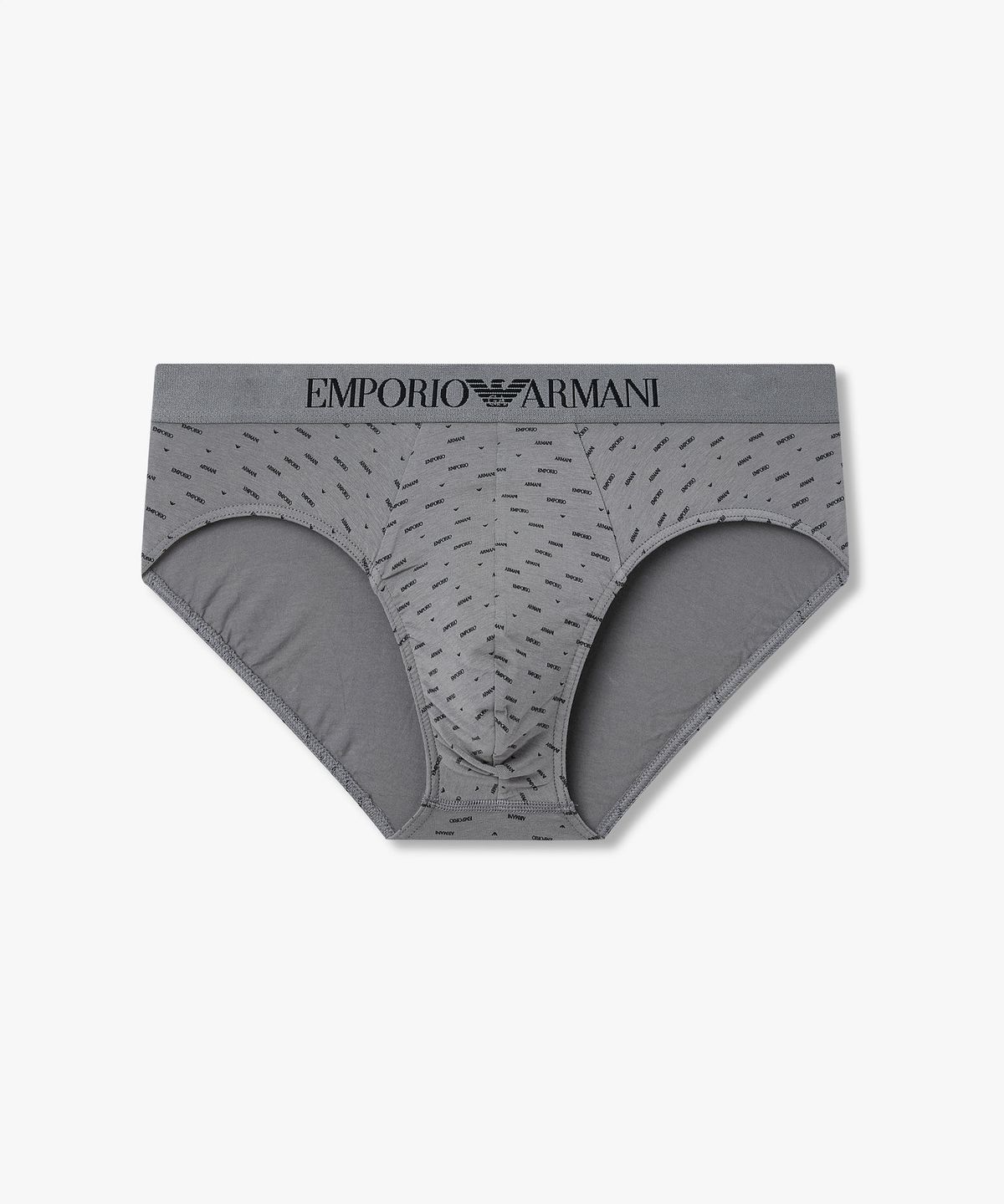 엠포리오 아르마니 언더웨어(EMPORIO ARMANI UNDERWEAR) 남성 올오버 패턴 프린트 브리프_그레이 0816111034