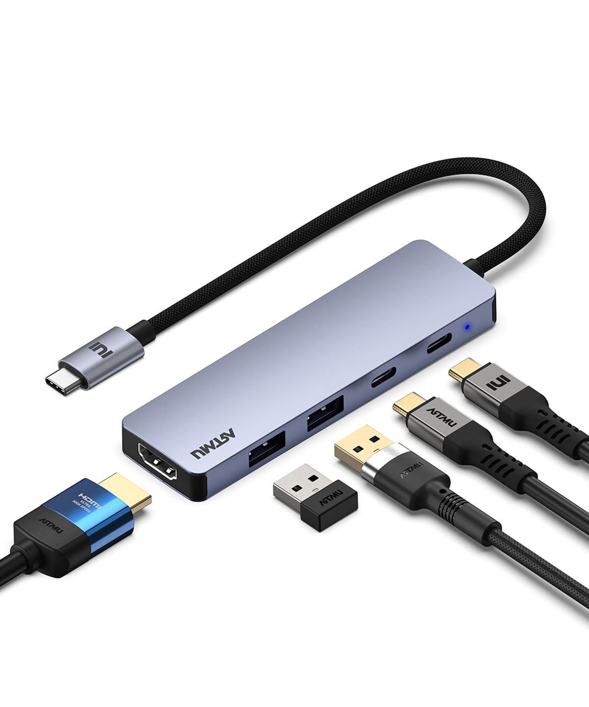 아트뮤(ARTMU) USB C타입 5in1 4K 60hz 5Gbps 멀티 허브 BH310