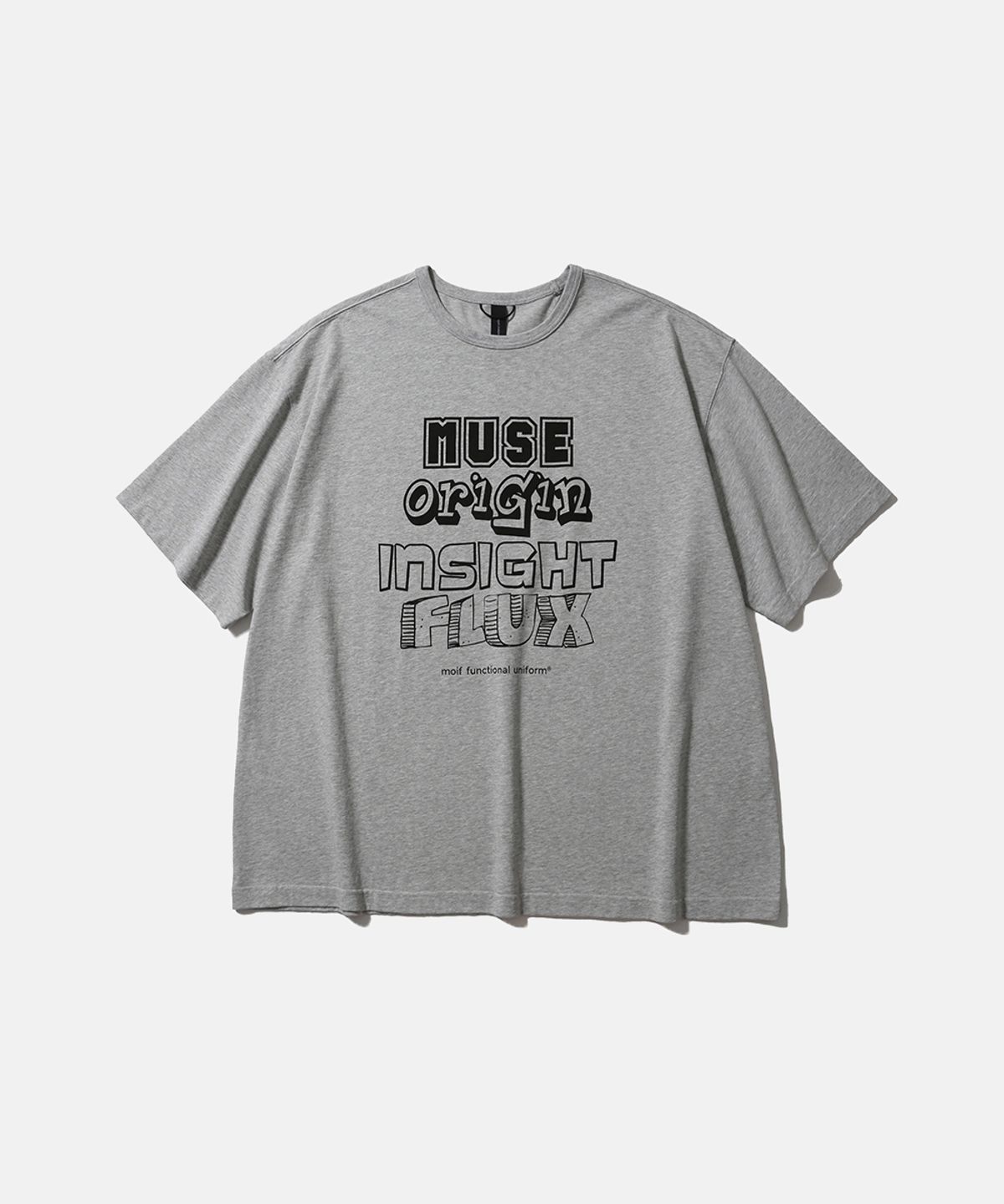 모이프(MOIF) [SS26] ACROSTIC POEM H/S TEE / HEATHER GRAY