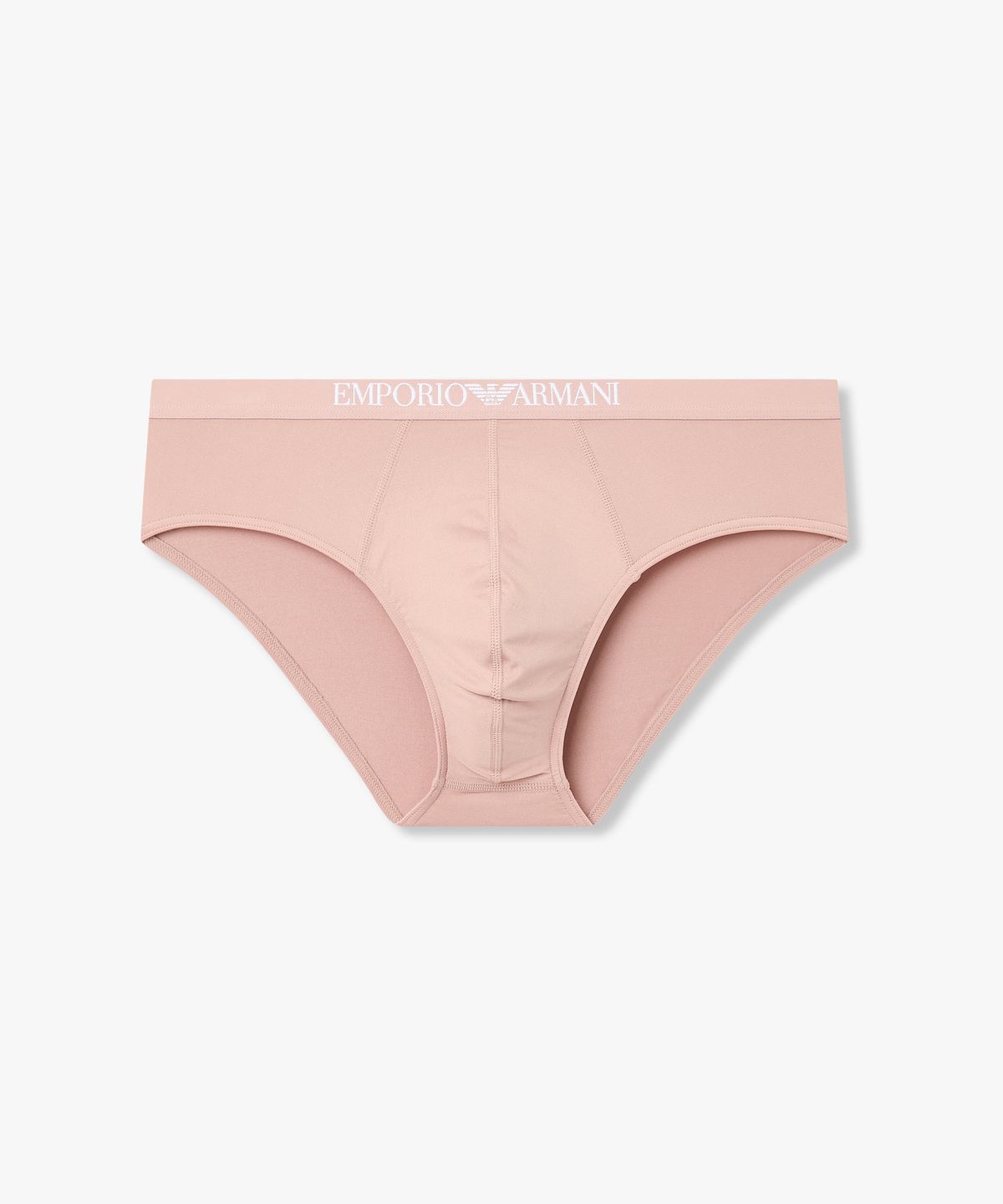 엠포리오 아르마니 언더웨어(EMPORIO ARMANI UNDERWEAR) 남성 글로시 센터 배색 로고 브리프_무드 0816111002