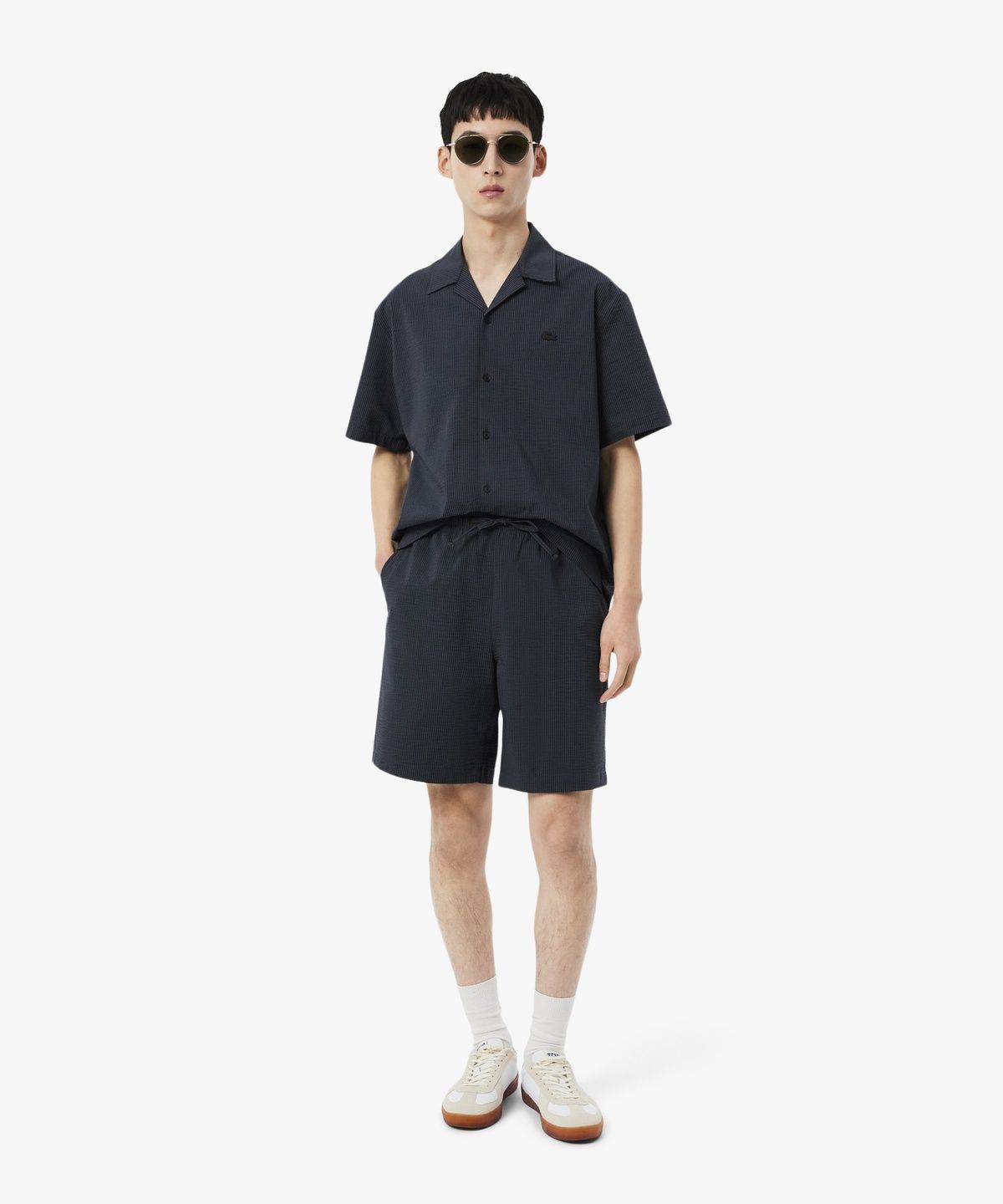 라코스테(LACOSTE) 남성 와플 소재 쇼츠 GH1977-56G 4CI