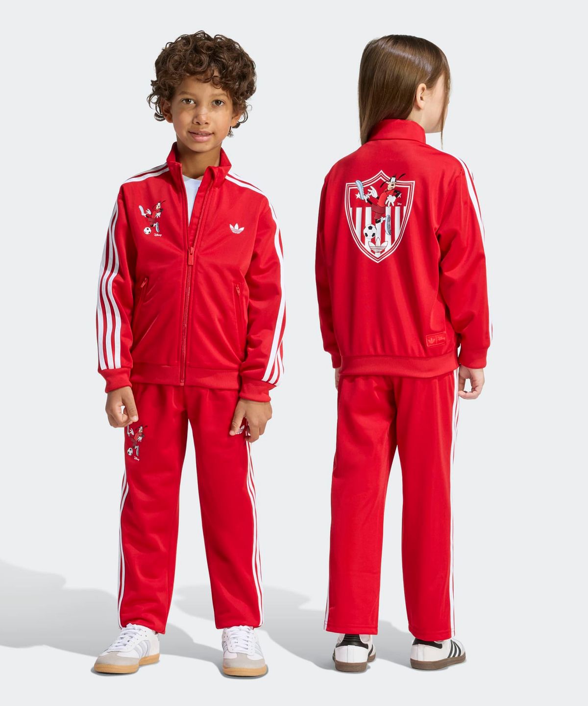 아디다스 키즈(ADIDAS KIDS) 아디다스 X 디즈니 파이어버드 트랙 수트 키즈 - 레드 / KE3880