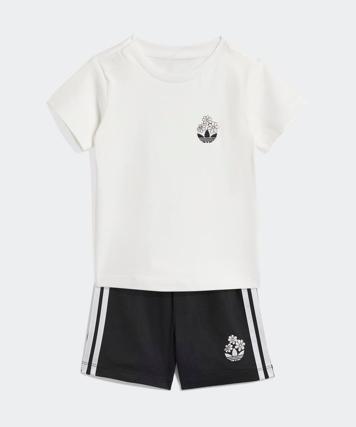 아디다스 키즈(ADIDAS KIDS) 아디다스 X 디즈니 쇼츠 티셔츠 세트 인펀트 - 블랙 / KE0476