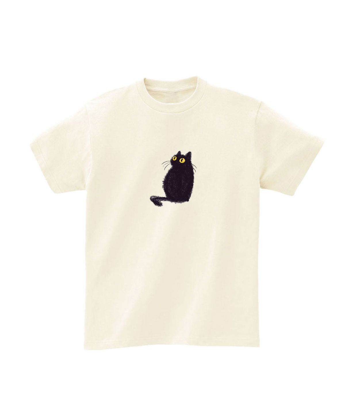어썸어스(AWESOMEUS) MIDNIGHT BLACK CAT TSHIRTS 4COLOR