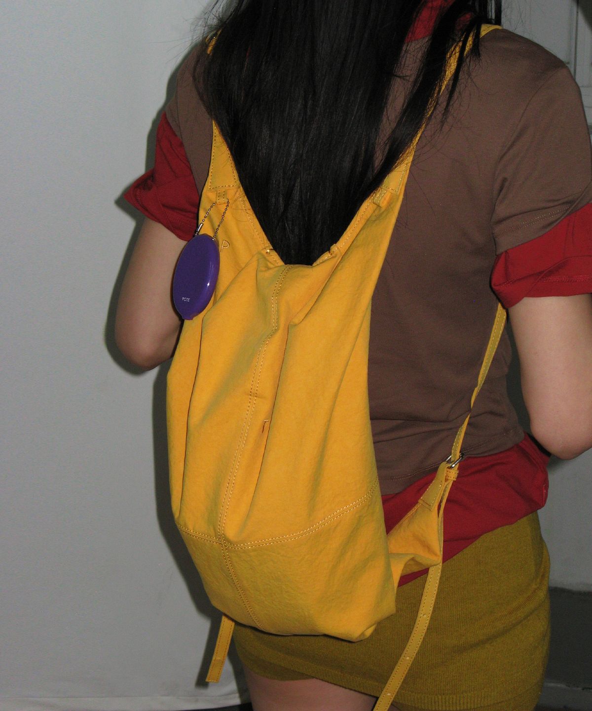 포테(POTE) [4차리오더:바로출고] 0014 3-Way Flow Bag_Tangerine