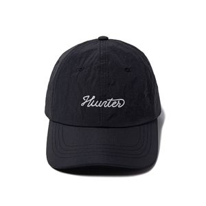 [WOMEN] 립스탑 커서브 로고 캡 - 블랙 HEW0002CHZBLK