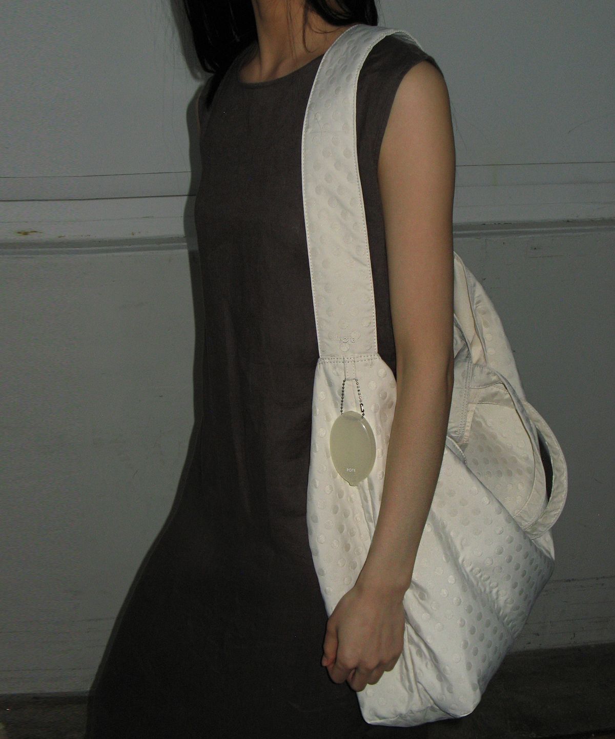 포테(POTE) [4차리오더:바로출고] 0015 3-Way Cross Bag_Dot Cream
