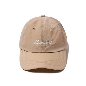 [WOMEN] 립스탑 커서브 로고 캡 - 베이지 HEW0002CHZBEI