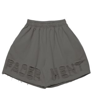 페이더로고 스크래치 데미지 쇼츠(Charcoal)