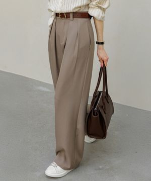 컴포트 핀턱 와이드 슬랙스_F6S212SL