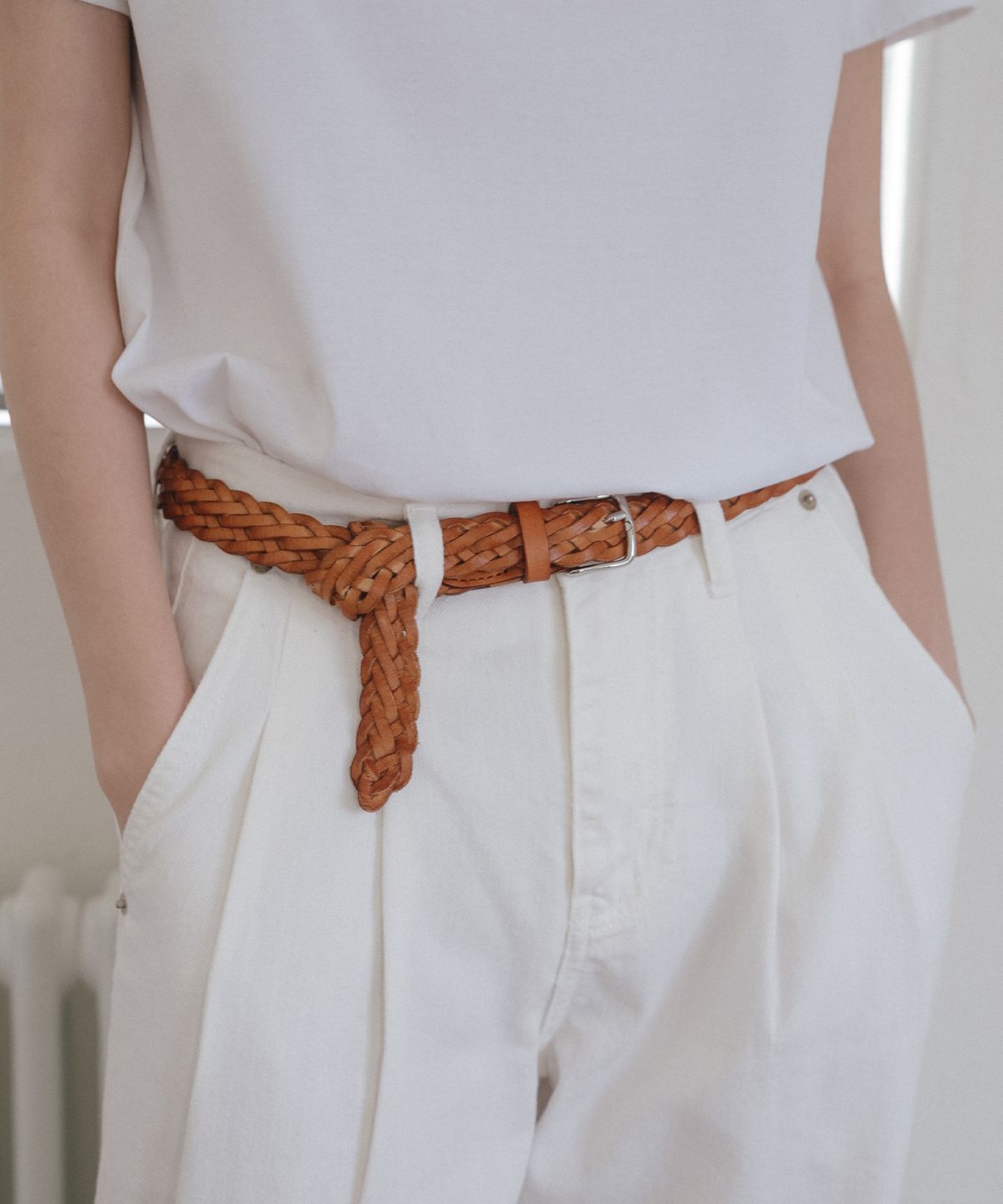 틸아이다이(TILL I DIE) Classic woven belt [TISU05BT01]_Camel