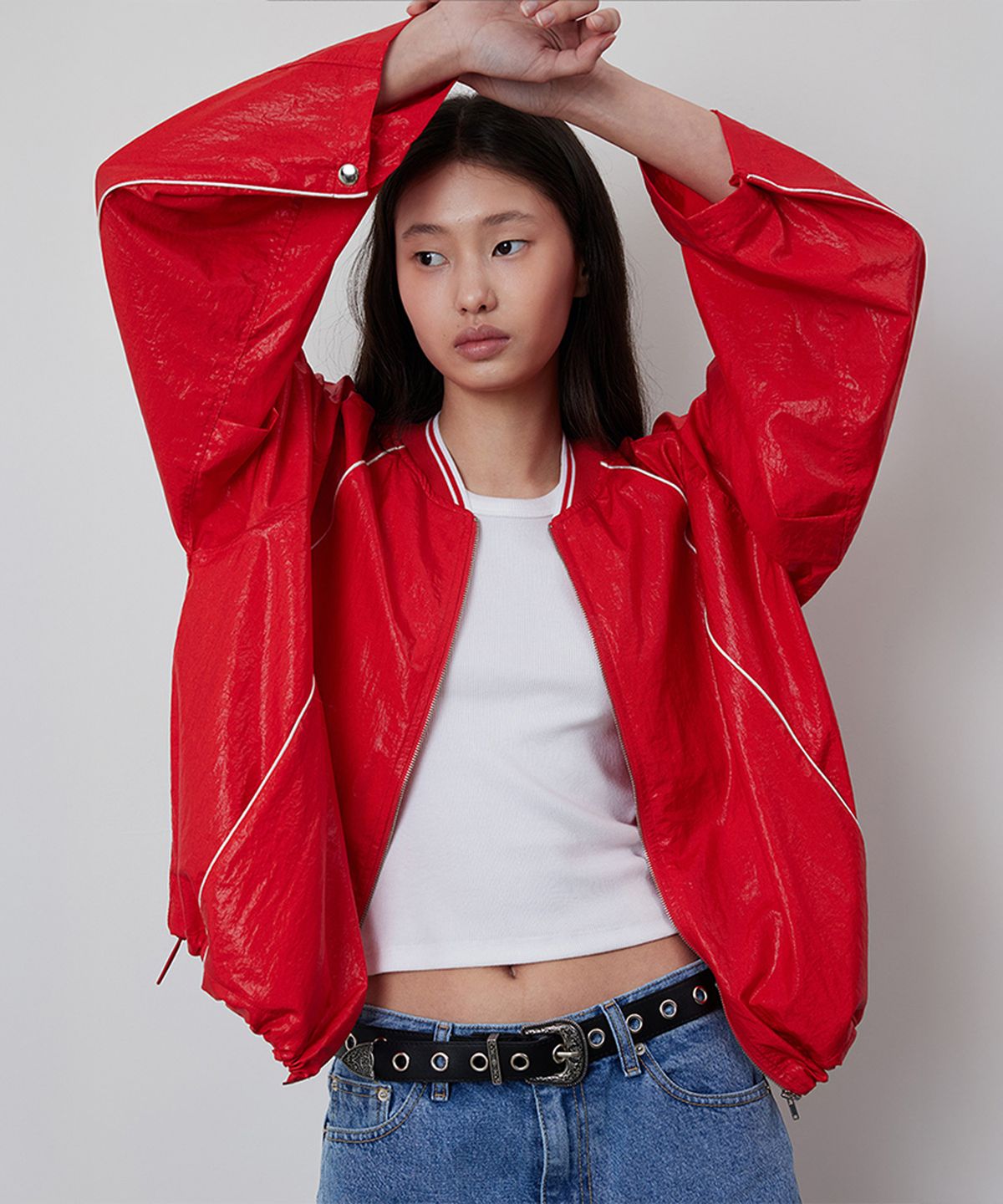 퀸스래빗(Q'SRB) Summer Piping Wind breaker Jumper