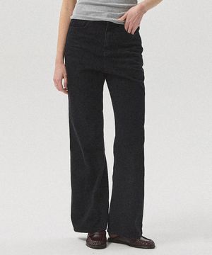 Brel Wide Black Denim_BLACK