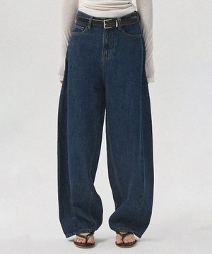 Roven Curved Denim Pants_BLUE