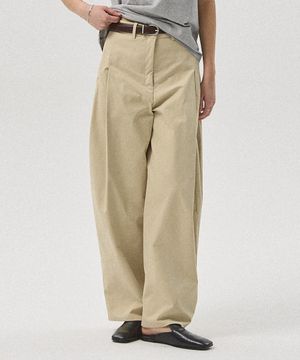 Arco Curved Chino Pants_BEIGE