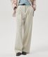 Frame One-Tuck Wide Slacks_LIGHT GREY