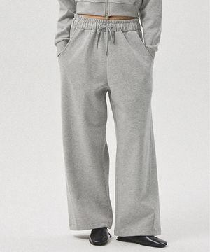 Aro Oversized Wide Drawstring Sweatpants_MELANGE