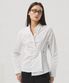 Mael Two-Way Cotton Span Twist Shirt_WHITE