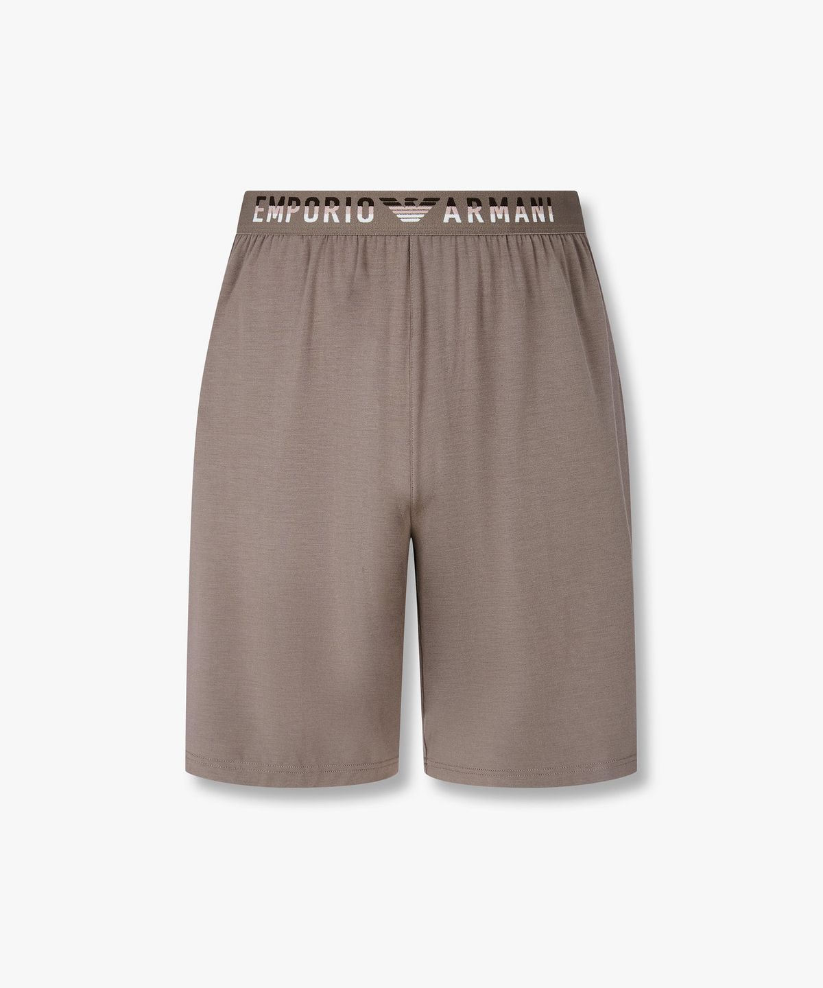 엠포리오 아르마니 언더웨어(EMPORIO ARMANI UNDERWEAR) 남성 자카드 로고 소프트 라운지 쇼츠_초코 0816131029