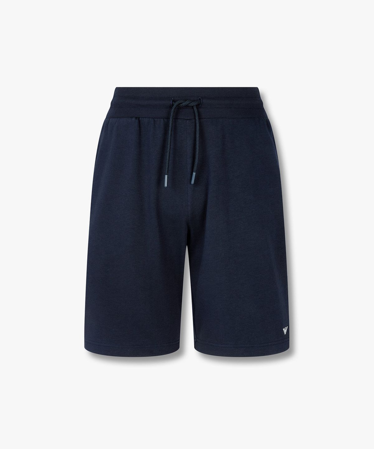 엠포리오 아르마니 언더웨어(EMPORIO ARMANI UNDERWEAR) 남성 로고 트림  밴딩 라운지 쇼츠_네이비 0816131003