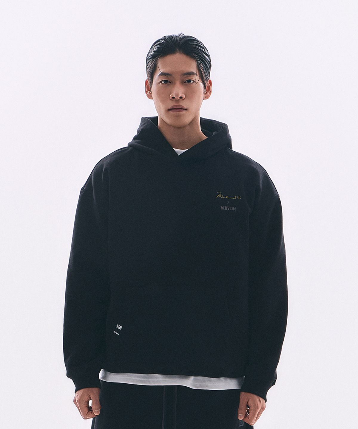 웨이든(WAYDN) [ALI] THE GREATEST 오버핏 후디 블랙