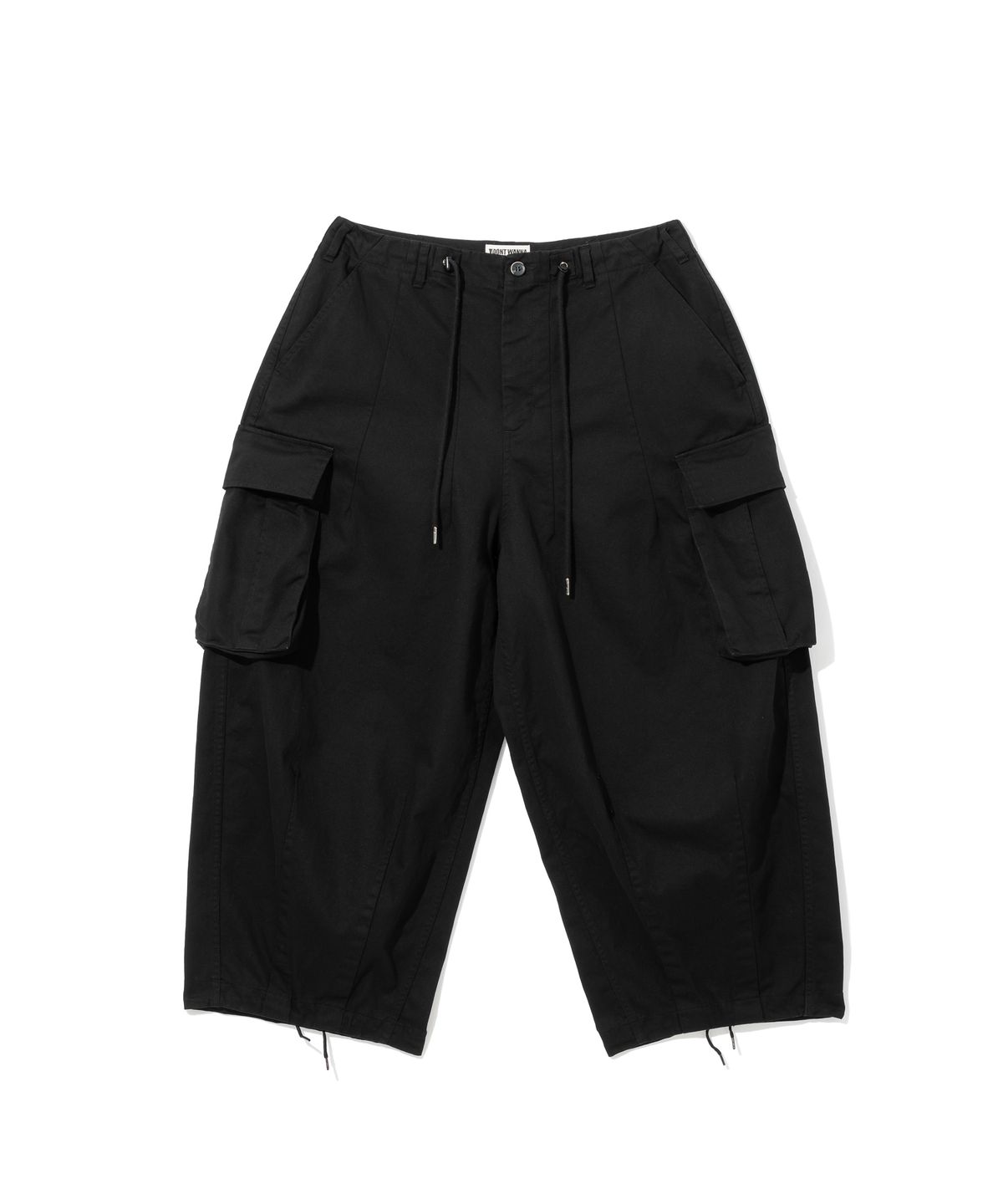아이돈워너워크투데이(IDONTWANNAWORKTODAY) FATIGUE PANTS (BLACK)