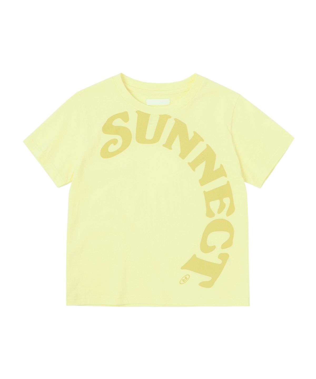 써넥트(SUNNECT) Big Wave Logo Tee - Lemon