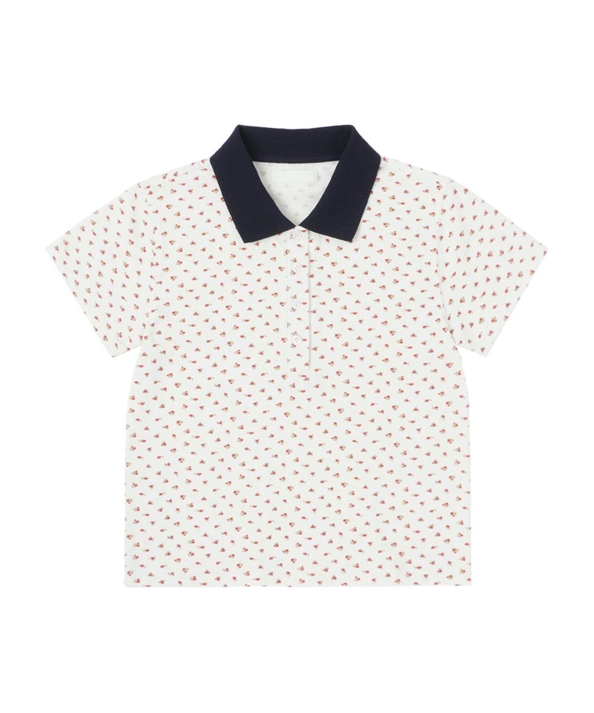써넥트(SUNNECT) Floral Polo - White