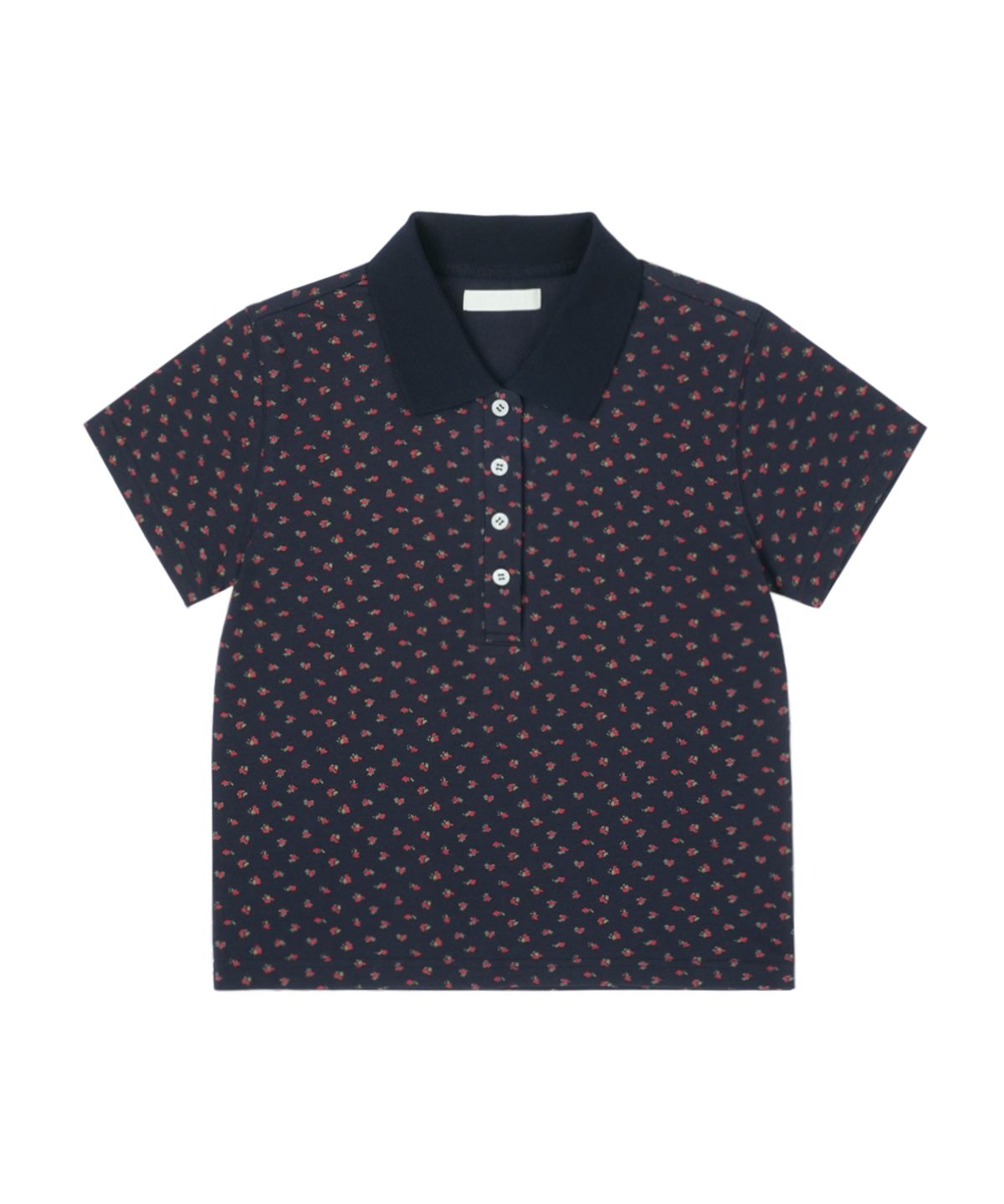 써넥트(SUNNECT) Floral Polo - Navy