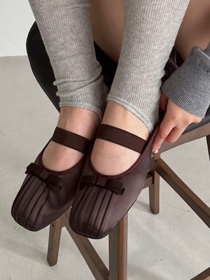 Pleated Satin Shoes(**buying)