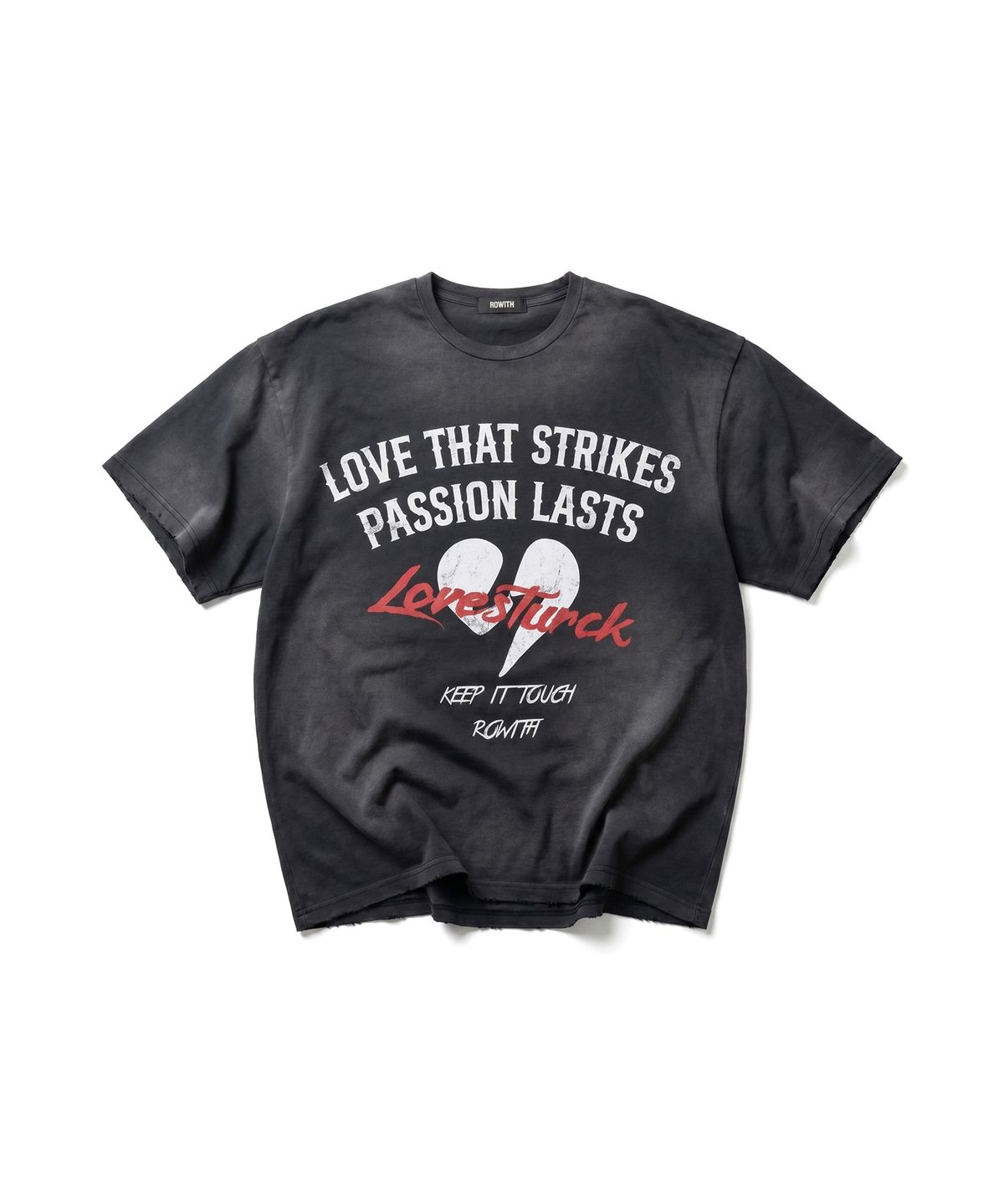 로위드(ROWITH) ROWITH FADE GRAPHIC TEE_BLACK