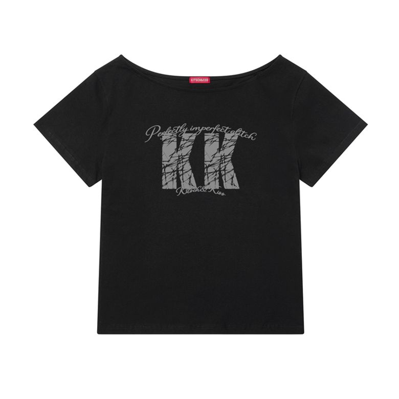 KK CRACK 원숄더 티셔츠 (SSDKNK-107)