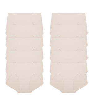 노라인 심리스팬티 10매입_4color