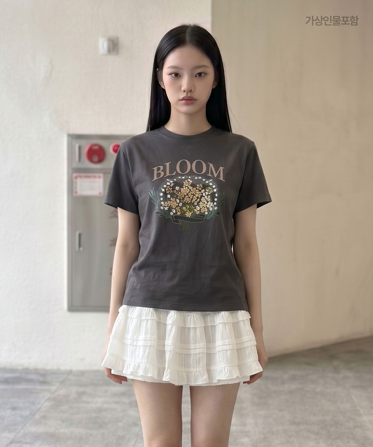 로엠(ROEM) 루즈핏 FG 티셔츠 RMHWG24R15