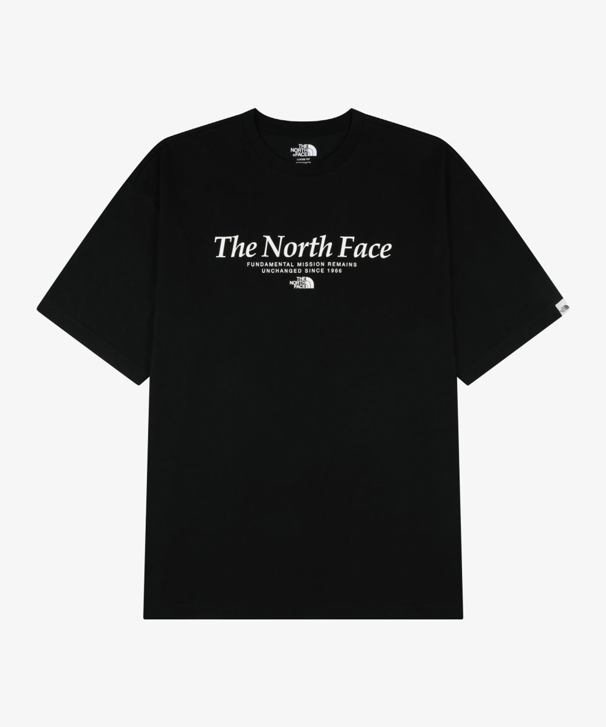 노스페이스(THE NORTH FACE) NT7US10J 시그니처 반팔 티 BLACK