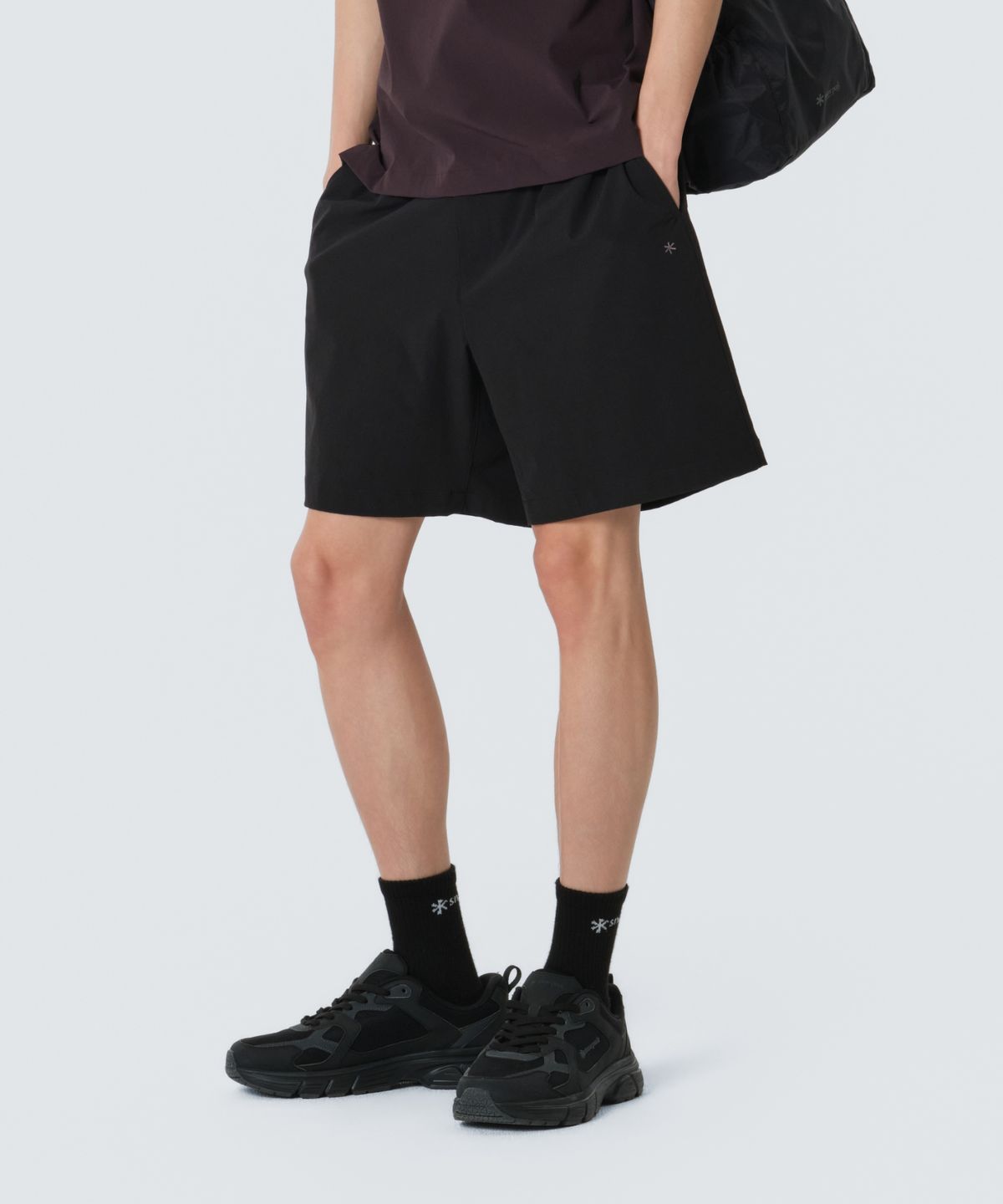 스노우피크 어패럴(SNOWPEAK APPAREL) 경량 코듀라 조디악 반바지 (S26MMPHP04) Black