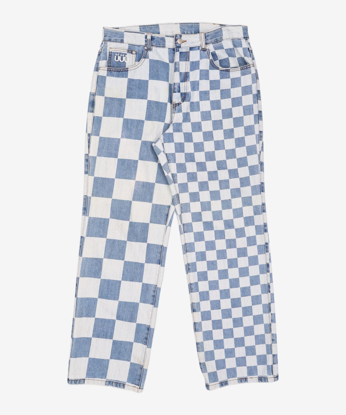 이스트쿤스트(ISTKUNST) PATTERN DENIM PANTS_INDIGO(IK2CSMD110A) L