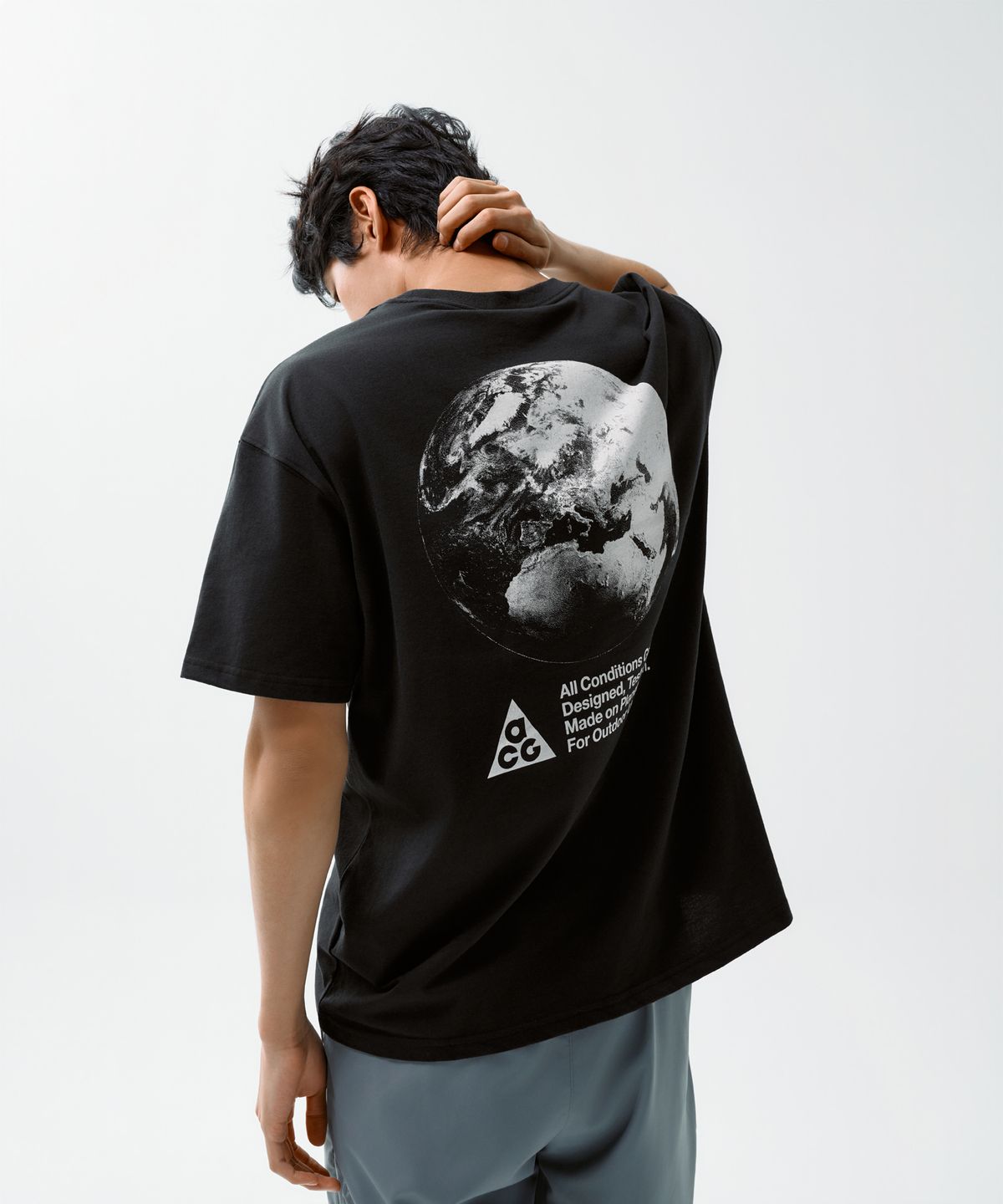 나이키(NIKE) ACG 드라이 핏 티셔츠 M - 블랙 / IH1289-010