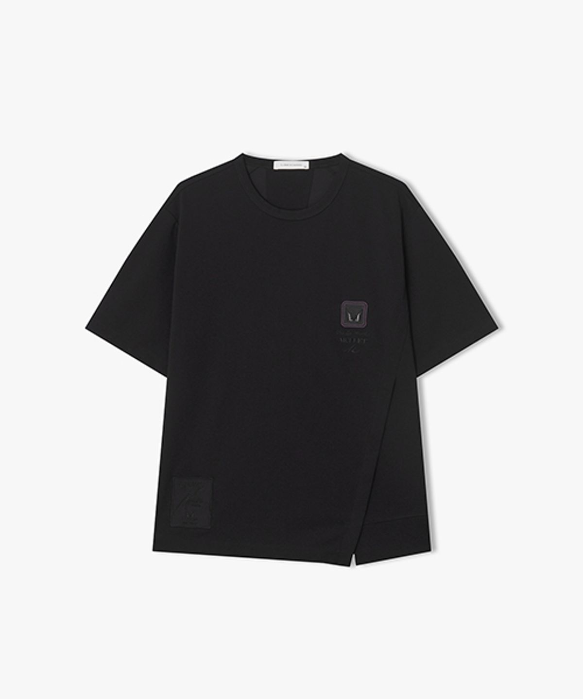 리버클래시(LIBERCLASSY) [26SS] LMM41781 블랙 레귤러핏 반팔 티셔츠