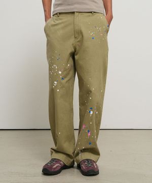 MAN 페인팅 가먼트다잉 치노팬츠 [BEIGE] / GF1MPT002