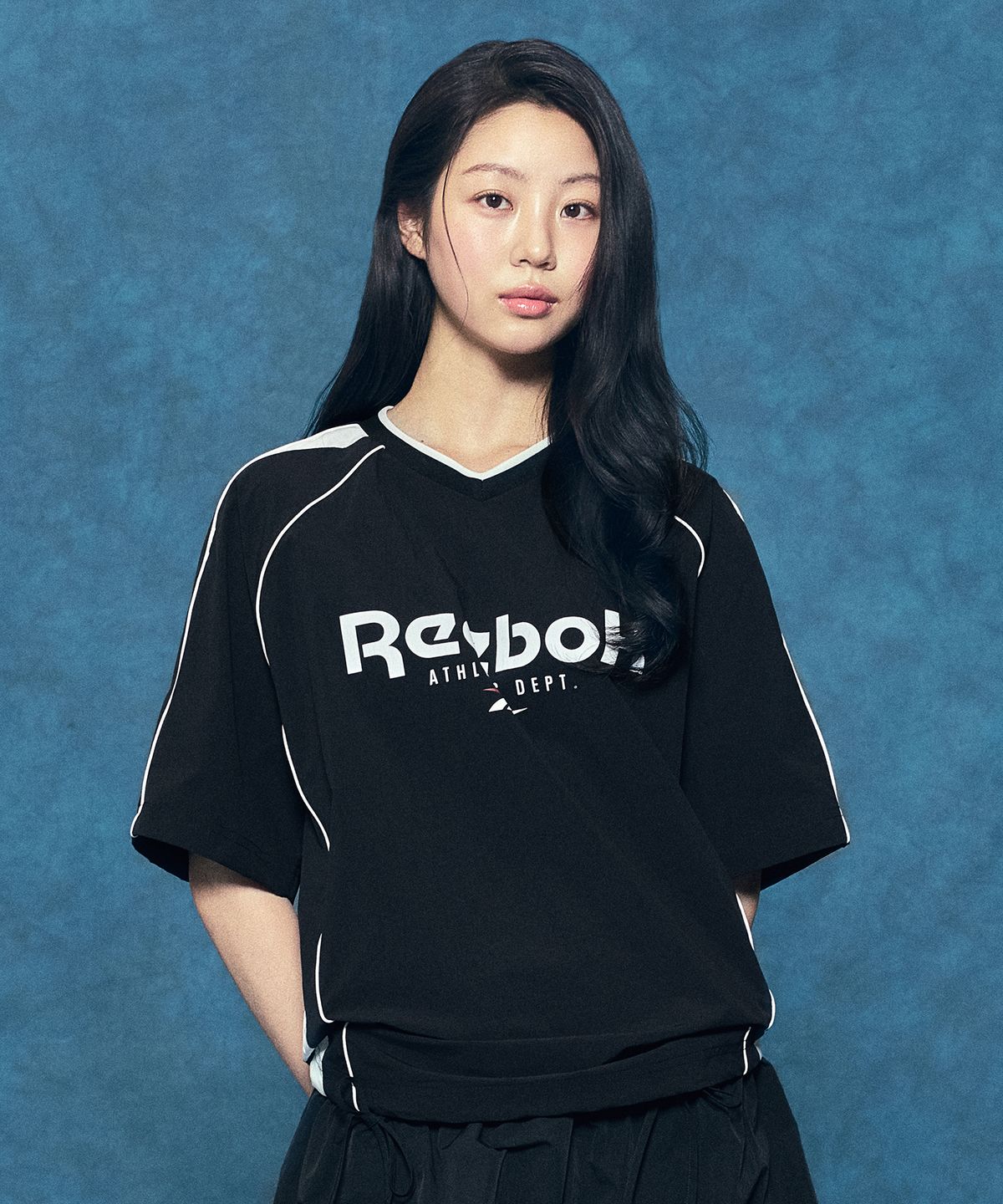 리복(REEBOK) 일립스 반팔 피스테 v26 - 블랙